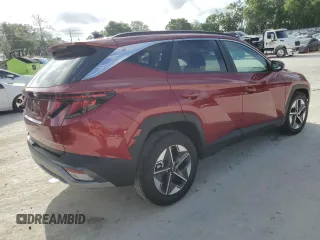 2025 Hyundai Tucson SEL with VIN 5NMJB3DE0SH506842, listed as a Copart auction lot 51575415 with 4,665 mi miles and Clean Title. Bid and sale history available at DreamBid. Image 3.