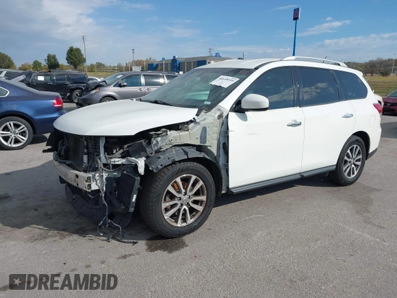 2015 Nissan Pathfinder SV z VIN 5N1AR2MM4FC655543, wystawiony jako IAAI lot #40638559 z przebiegiem 183 436 mil mil oraz . Historia ofert i sprzedaży dostępna na DreamBid. Obrazek 17.