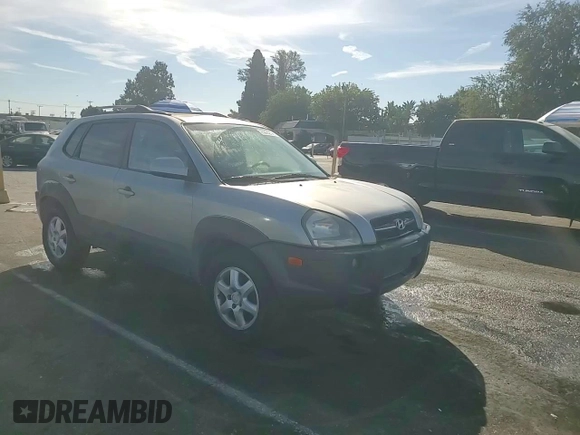 2005 Hyundai Tucson GLS with VIN KM8JN12D95U093916, listed as a Copart auction lot 76326214 with 159,295 mi miles and Salvage Title. Bid and sale history available at carsss.com. Image 11.
