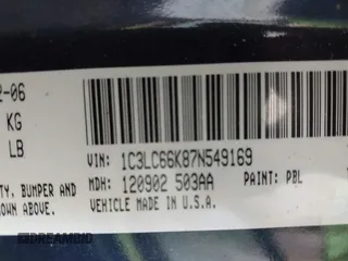 2007 Chrysler Sebring Limited с VIN 1C3LC66K87N549169, выставлен на аукционе IAAI как лот 42811071 с пробегом 232 042 миль миль и . История ставок и продаж доступна на DreamBid. Изображение 9.