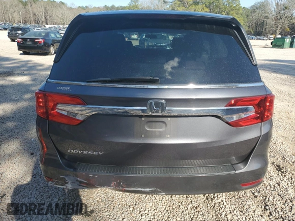 2019 Honda Odyssey LX with VIN 5FNRL6H25KB102017, listed as a Copart auction lot 50151955 with 83,145 mi miles and Salvage Title. Bid and sale history available at DreamBid. Image 6.