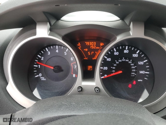 2012 Nissan Juke SL with VIN JN8AF5MV0CT118594, listed as a Copart auction lot 45534175 with 79,303 mi miles and Salvage Title. Bid and sale history available at carsss.com. Image 9.