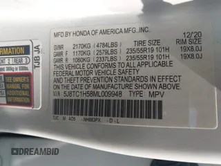 2021 Acura RDX Technology with VIN 5J8TC1H58ML009948, listed as a IAAI auction lot 42402678 with 113,463 mi miles and . Bid and sale history available at DreamBid. Image 9.