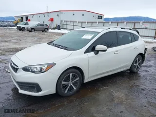 2022 Subaru Impreza Premium with VIN 4S3GTAD65N3726260, listed as a IAAI auction lot 41641598 with 36,657 mi miles. Bid and sale history available at carsss.com. Image 2.