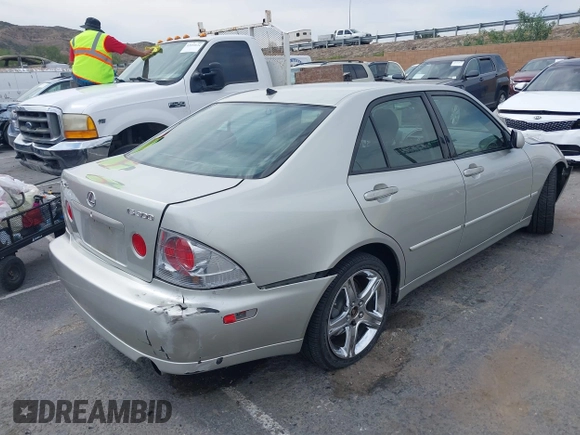 2002 Lexus IS 300 with VIN JTHBD192420048481, listed as a IAAI auction lot 42034836 with 254,791 mi miles. Bid and sale history available at carsss.com. Image 4.