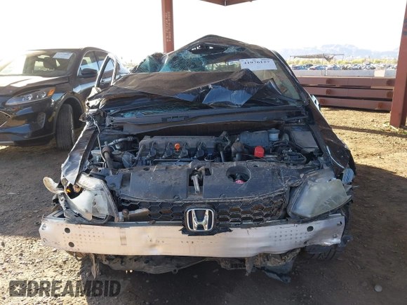 2015 Honda Civic Sedan EX-L with VIN 19XFB2F90FE103036, listed as a IAAI auction lot 41976127 with 1 mi miles. Bid and sale history available at carsss.com. Image 12.