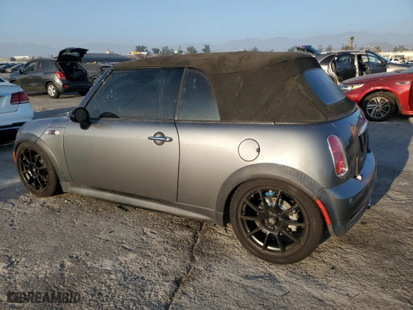 2008 MINI Cooper Convertible S with VIN WMWRH33558TJ45177, listed as a Copart auction lot 79543814 with 102,421 mi miles and Salvage Title. Bid and sale history available at carsss.com. Image 2.