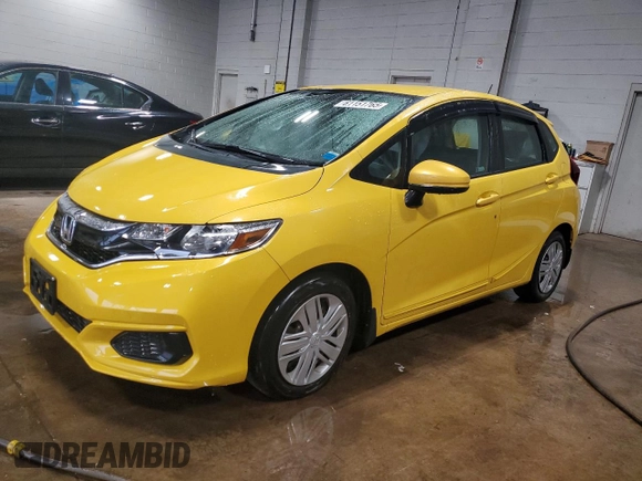 2018 Honda Fit LX with VIN 3HGGK5H45JM730550, listed as a Copart auction lot 61151765 with 50,924 mi miles and Salvage title. Bid and sale history available at DreamBid. Image 1.