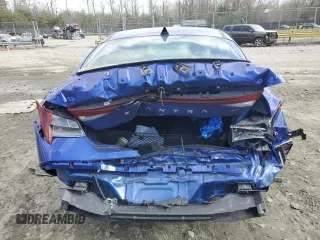 2024 Hyundai Elantra SEL with VIN KMHLM4DG4RU658809, listed as a Copart auction lot 45573425 with 20,551 mi miles and Salvage Title. Bid and sale history available at carsss.com. Image 6.