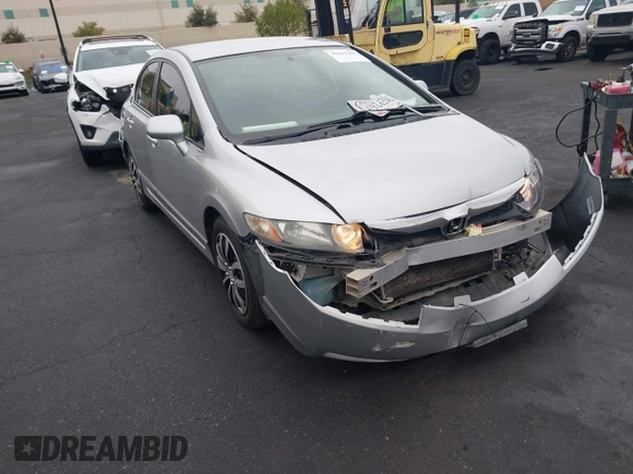 2011 Honda Civic LX with VIN 2HGFA1F54BH303802, listed as a IAAI auction lot 42195289 with 101,882 mi miles and . Bid and sale history available at DreamBid. Image 1.