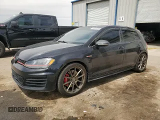 2017 Volkswagen Golf GTI S with VIN 3VW547AUXHM070857, listed as a Copart auction lot 52913205 with 87,759 mi miles and Salvage Title. Bid and sale history available at carsss.com. Image 1.
