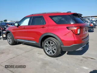 2025 Ford Explorer Platinum with VIN 1FMWK8HC2SGB58993, listed as a Copart auction lot 58005875 with 4,917 mi miles and Salvage title. Bid and sale history available at DreamBid. Image 2.