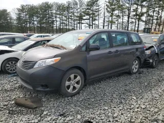 2013 Toyota Sienna L with VIN 5TDZK3DC4DS287532, listed as a Copart auction lot 53899055 with 0 mi miles and Clean Title. Bid and sale history available at carsss.com. Image 1.