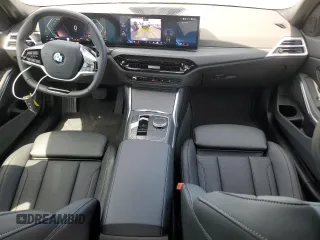 2025 BMW 3 Series 330i with VIN 3MW69CW00S8F24683, listed as a Copart auction lot 62086865 with 5,126 mi miles and Salvage title. Bid and sale history available at DreamBid. Image 8.