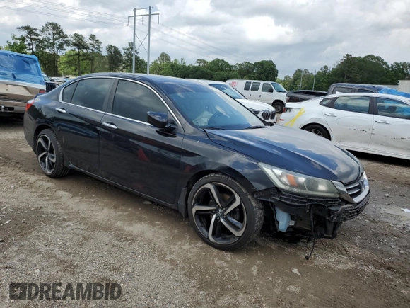 2013 Honda Accord Sport with VIN 1HGCR2F53DA184868, listed as a Copart auction lot 54410545 with Not Provided miles and Salvage Title. Bid and sale history available at DreamBid. Image 4.