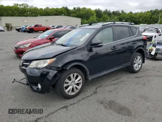 2013 Toyota RAV4 Limited with VIN 2T3DFREV7DW038013, listed as a Copart auction lot 57640025 with 124,761 mi miles and Salvage title. Bid and sale history available at DreamBid. Image 1.