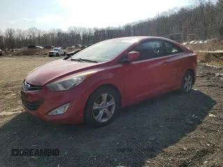 2013 Hyundai Elantra Coupe GS PZEV with VIN KMHDH6AEXDU015266, listed as a Copart auction lot 47677875 with 0 mi miles and Clean Title. Bid and sale history available at carsss.com. Image 1.