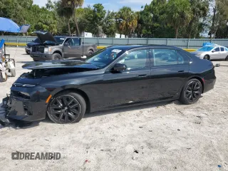 2023 BMW 7 Series 740i with VIN WBA23EH08PCM32908, listed as a Copart auction lot 59144245 with Not provided miles and Non repairable. Bid and sale history available at DreamBid. Image 1.