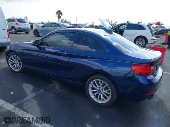 2016 BMW 2 Series 228i with VIN WBA1F9C55GV545295, listed as a IAAI auction lot 41539525 with 147,604 mi miles. Bid and sale history available at carsss.com. Image 3.