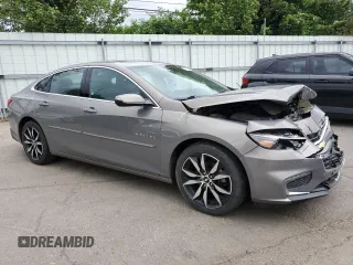 2018 Chevrolet Malibu LT with VIN 1G1ZD5ST1JF252315, listed as a Copart auction lot 57168245 with 75,350 mi miles and Salvage title. Bid and sale history available at DreamBid. Image 4.
