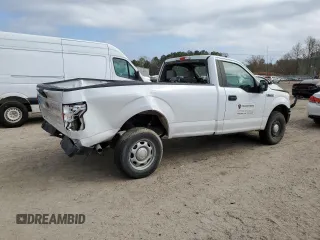 2020 Ford F-150 XL with VIN 1FTMF1CB2LKE07300, listed as a Copart auction lot 44387585 with 73,005 mi miles and Salvage Title. Bid and sale history available at carsss.com. Image 3.