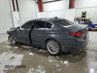 2021 BMW 5 Series 530i xDrive with VIN WBA13BJ0XMCG02446, listed as a Copart auction lot 44348085 with Not Provided miles and Salvage Title. Bid and sale history available at carsss.com. Image 2.