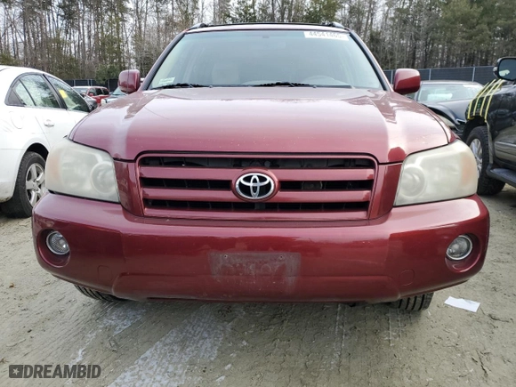 2007 Toyota Highlander with VIN JTEGD21A070165218, listed as a Copart auction lot 44541465 with 218,161 mi miles and Salvage Title. Bid and sale history available at carsss.com. Image 5.