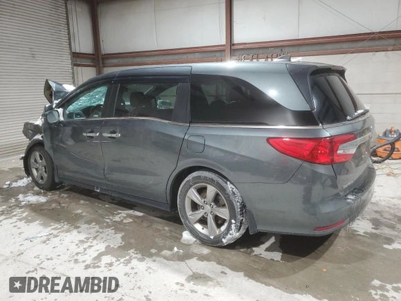 2018 Honda Odyssey EX-L with VIN 5FNRL6H78JB078953, listed as a Copart auction lot 83661974 with Not Provided miles and Non Repairable. Bid and sale history available at carsss.com. Image 2.