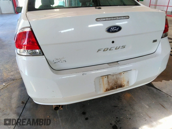 2008 Ford Focus SE with VIN 1FAHP35NX8W120813, listed as a IAAI auction lot 40655443 with Not provided miles and . Bid and sale history available at DreamBid. Image 11.