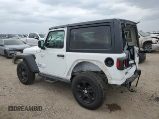 2021 Jeep Wrangler Sport S с VIN 1C4HJXAG7MW542333, выставлен на аукционе Copart как лот 53243665 с пробегом 36 310 миль миль и Списание • Salvage title. История ставок и продаж доступна на DreamBid. Изображение 2.