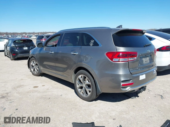 2016 Kia Sorento SX with VIN 5XYPKDA56GG073047, listed as a IAAI auction lot 41725130 with 89,754 mi miles. Bid and sale history available at carsss.com. Image 3.