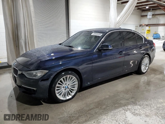 2015 BMW 3 Series 335i xDrive with VIN WBA3B9G50FNR93571, listed as a Copart auction lot 50958435 with 91,689 mi miles and Salvage Title. Bid and sale history available at carsss.com. Image 1.