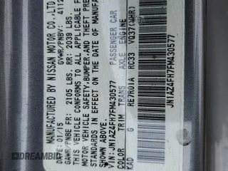 2015 Nissan 370Z Touring z VIN JN1AZ4FH7FM430577, wystawiony jako Copart lot #58711975 z przebiegiem 45 243 mil mil oraz Szkoda całkowita • Salvage title. Historia ofert i sprzedaży dostępna na DreamBid. Obrazek 12.