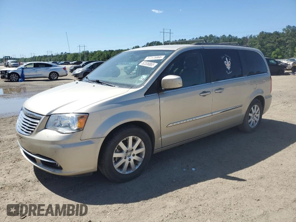 2013 Chrysler Town & Country Touring with VIN 2C4RC1BG4DR711405, listed as a Copart auction lot 52536865 with 163,040 mi miles and Salvage Title. Bid and sale history available at carsss.com. Image 1.