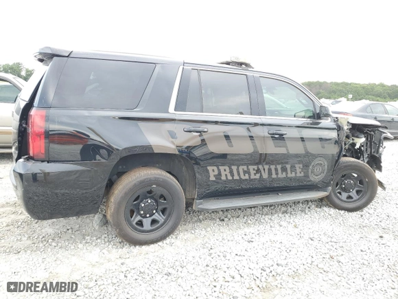 2019 Chevrolet Tahoe Commercial with VIN 1GNLCDEC1KR203421, listed as a Copart auction lot 66270814 with 0 mi miles and Salvage Title. Bid and sale history available at carsss.com. Image 3.