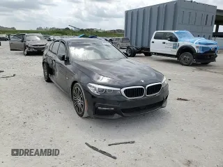 2018 BMW 5 Series 540i with VIN WBAJE5C51JWA94611, listed as a Copart auction lot 50367505 with 104,301 mi miles and Salvage Title. Bid and sale history available at carsss.com. Image 10.