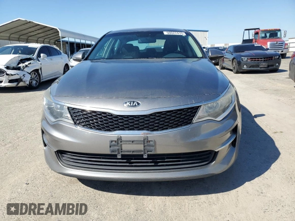 2016 Kia Optima LX with VIN 5XXGT4L36GG076611, listed as a Copart auction lot 50027415 with 150,762 mi miles and Salvage Title. Bid and sale history available at carsss.com. Image 5.