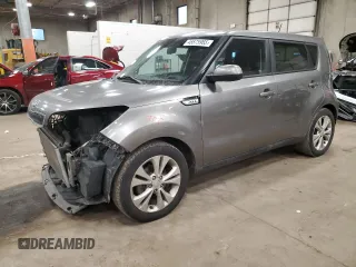2015 Kia Soul + with VIN KNDJP3A55F7193547, listed as a Copart auction lot 46675965 with 113,895 mi miles and Salvage Title. Bid and sale history available at carsss.com. Image 1.