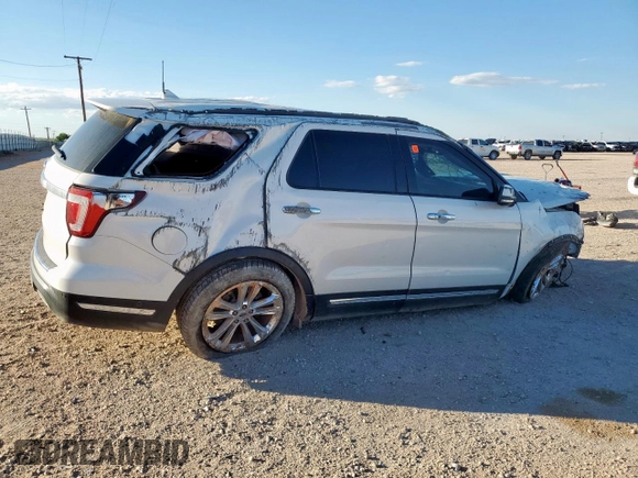 2018 Ford Explorer Limited z VIN 1FM5K7F83JGC70270, wystawiony jako Copart lot #59527435 z przebiegiem 92 104 mil mil oraz Nie do naprawy • Non repairable. Historia ofert i sprzedaży dostępna na DreamBid. Obrazek 3.