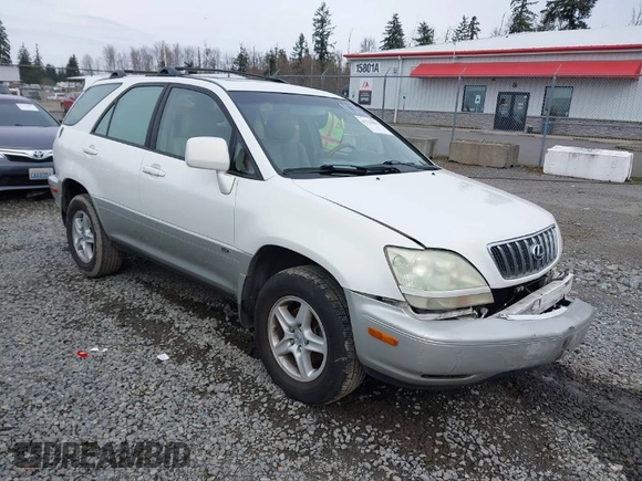 2003 Lexus RX 300 with VIN JTJHF10UX30302018, listed as a IAAI auction lot 41750862 with 211,671 mi miles and . Bid and sale history available at DreamBid. Image 1.