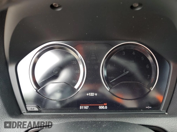 2018 BMW 2 Series 230i xDrive with VIN WBA2J3C54JVA49821, listed as a Copart auction lot 61046555 with 51,167 mi miles and Salvage title. Bid and sale history available at DreamBid. Image 9.