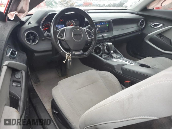 2020 Chevrolet Camaro 1LT with VIN 1G1FB1RS7L0124598, listed as a Copart auction lot 47083965 with 38,426 mi miles and Salvage Title. Bid and sale history available at DreamBid. Image 8.