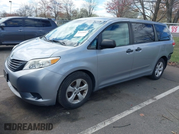 2013 Toyota Sienna L with VIN 5TDZK3DC9DS298333, listed as a IAAI auction lot 41941011 with 141,021 mi miles. Bid and sale history available at carsss.com. Image 17.
