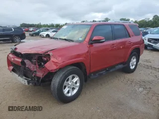 2018 Toyota 4Runner SR5 with VIN JTEBU5JR3J5493776, listed as a Copart auction lot 54065135 with 97,425 mi miles and Salvage Title. Bid and sale history available at carsss.com. Image 1.