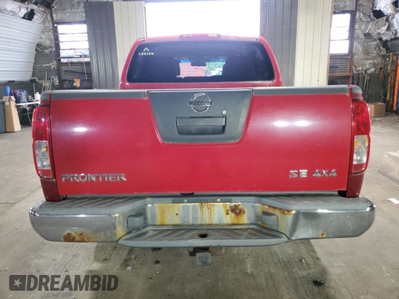 2006 Nissan Frontier SE with VIN 1N6AD07W46C455103, listed as a Copart auction lot 60841935 with 168,105 mi miles and Clean title. Bid and sale history available at DreamBid. Image 6.