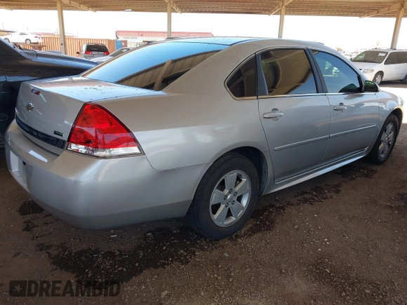 2011 Chevrolet Impala LT Fleet with VIN 2G1WG5EK5B1132300, listed as a IAAI auction lot 42521131 with 152,491 mi miles and . Bid and sale history available at DreamBid. Image 4.