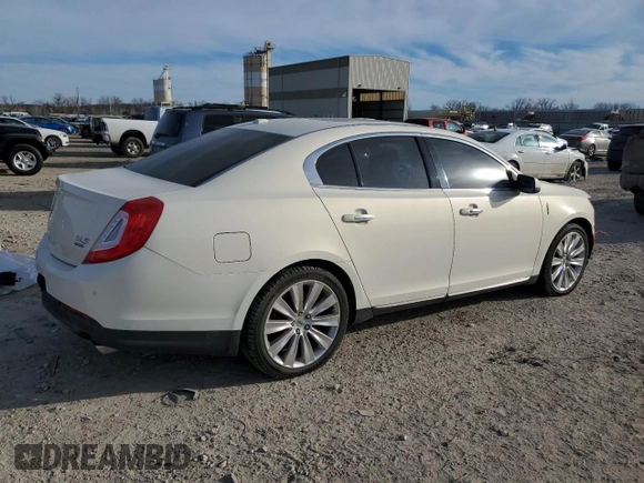 2013 Lincoln MKS EcoBoost with VIN 1LNHL9FT5DG610582, listed as a Copart auction lot 47366435 with 145,038 mi miles and Salvage title. Bid and sale history available at DreamBid. Image 3.