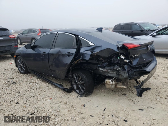 2019 Honda Civic Sedan EX with VIN JHMFC1F31KX003734, listed as a Copart auction lot 46680985 with 30,722 mi miles and Salvage Title. Bid and sale history available at carsss.com. Image 2.