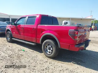 2011 Ford F-150 XLT with VIN 1FTFW1ET5BFC55566, listed as a IAAI auction lot 41896825 with 287,297 mi miles. Bid and sale history available at carsss.com. Image 3.