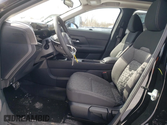 2025 Nissan Kicks SV with VIN 3N8AP6CB1SL335228, listed as a Copart auction lot 46030455 with 49 mi miles and Salvage Title. Bid and sale history available at carsss.com. Image 7.